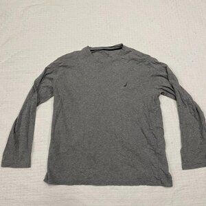 grey nautica long sleeved t shirt